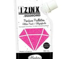 Aladine Diamantová barva izink diamond 80ml - růžová,