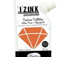 Aladine Diamantová barva izink diamond 80ml - oranžová,