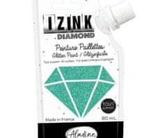 Aladine Diamantová barva izink diamond 80ml - tyrkysová,