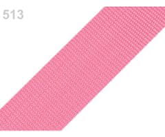 Kraftika 5m růžová sv. popruh polypropylénový šíře 40mm typ bx
