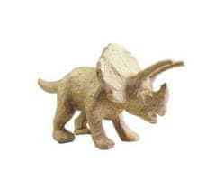 Kraftika Kartonový předmět s dinosaurus triceratops 27x15x9cm