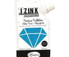 Aladine Diamantová barva izink diamond 80ml - karibská modrá