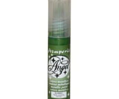 Kraftika Metalická barva angel 20ml nebula green zelená,