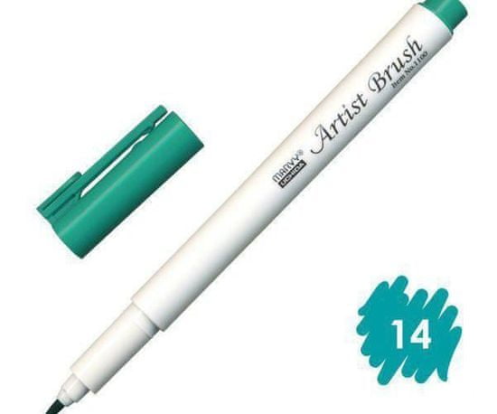 Marvy Popisovač 1100 artist brush turquoise,