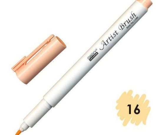 Marvy Popisovač 1100 artist brush pale orange,