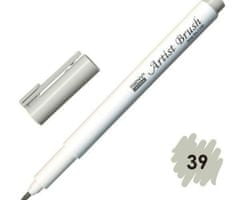 Marvy Popisovač 1100 artist brush ash grey,