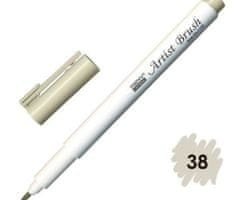 Marvy Popisovač 1100 artist brush oyster grey,