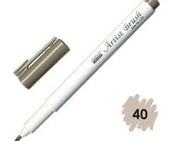 Marvy Popisovač 1100 artist brush brownish grey,