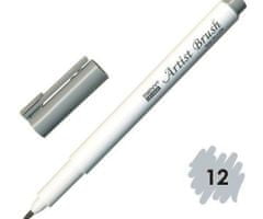 Marvy Popisovač 1100 artist brush grey, marvy, inkoustové