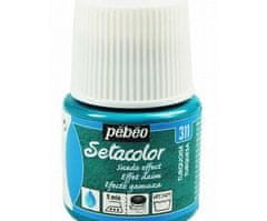 Pébéo Setacolor 45ml 3d semišový efekt - tyrkysová,