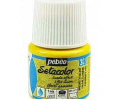 Pébéo Setacolor 45ml 3d semišový efekt - světle žlutá,