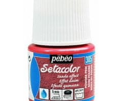 Pébéo Setacolor 45ml 3d semišový efekt - světle růžová,