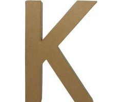 Kraftika Kartonové písmeno "k" v.30cm, décopatch, písmena dekoraci