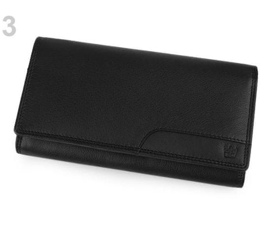 Kraftika 1ks černá dámská peněženka kožená, kožené peněženky