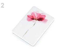 Kraftika 1ks pink kosmetické zrcátko květ, zrcátka a zrcadla