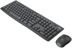 Logitech MK295 Silent Wireless Combo, graphite, US (920-009800) - rozbaleno