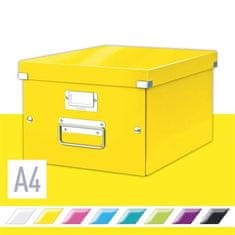 Leitz Krabice "Click&Store", žlutá, lesklá, A4 60440016