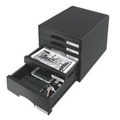 Leitz Zásuvkový box "Plus", černá, plast, 5 zásuvek 52110095