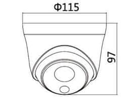 TIANDY IP dome kamera TC-NCL522S