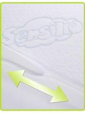 Sensillo Kojenecký polštář - klín bílý 30x37 cm do kočárku