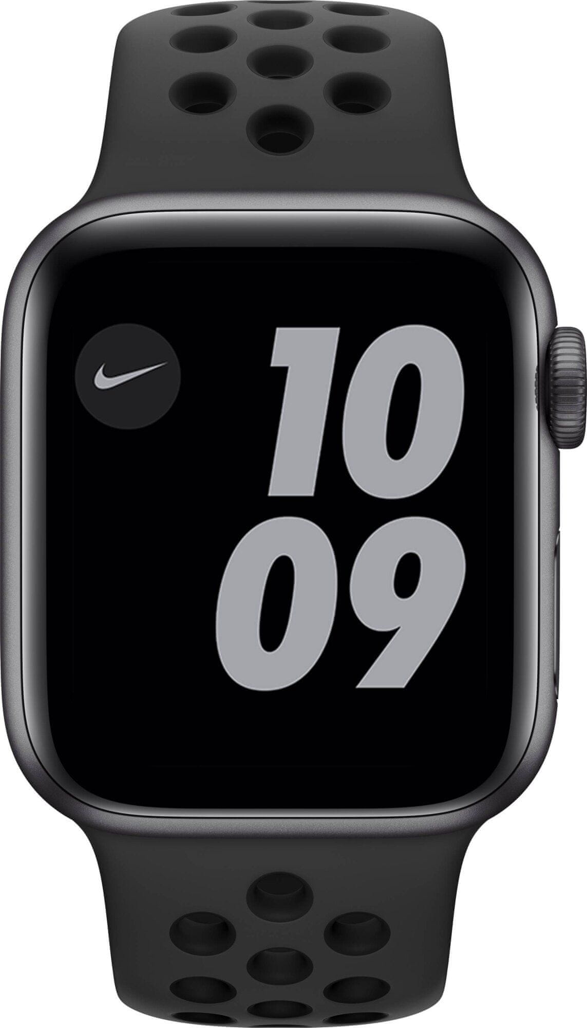 Apple Watch Nike Series 6, 40mm Space Gray Aluminium Case with