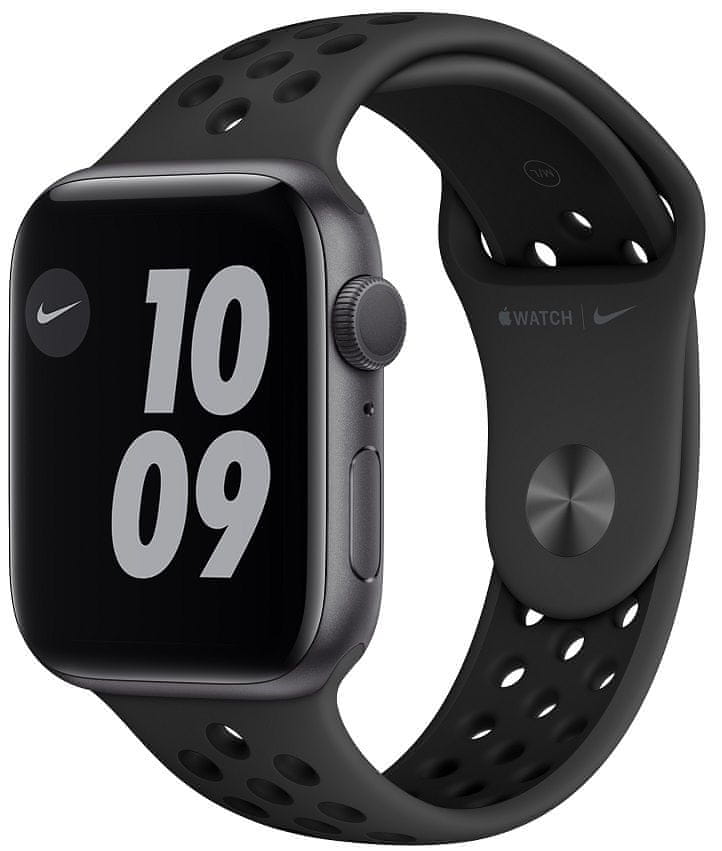 Apple Watch Nike Series 6, 44mm Space Gray Aluminium Case with