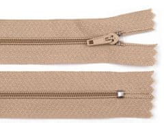 Kraftika 1ks prairie sand spirálový zip šíře 3mm délka 40cm pinlock,