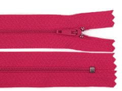 Kraftika 1ks magenta spirálový zip šíře 3mm délka 20cm pinlock