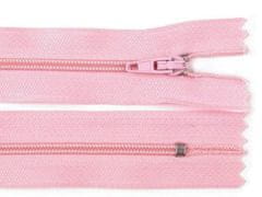 Kraftika 1ks candy pink spirálový zip šíře 3mm délka 20cm pinlock