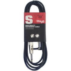 Stagg SGC3PL DL, kabel JACK/JACK roh, 3 m