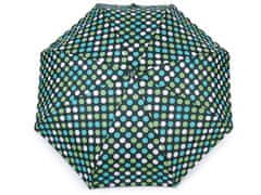 Kraftika 1ks olivová zeleň dámský mini skládací deštník puntík