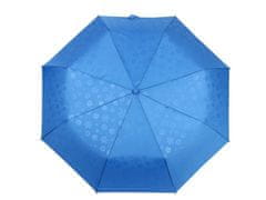 Kraftika 1ks 4 modrá dámský skládací vystřelovací deštník s jemným