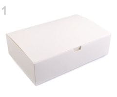 Kraftika 1ks bílá papírová krabička, krabice krabičky