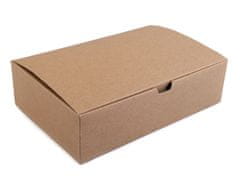 Kraftika 1ks hnědá přírodní papírová krabička, krabice krabičky