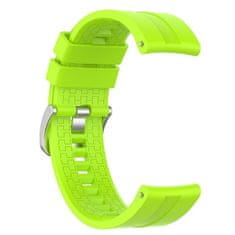 BStrap Silicone Cube řemínek na Huawei Watch GT 42mm, fruit green