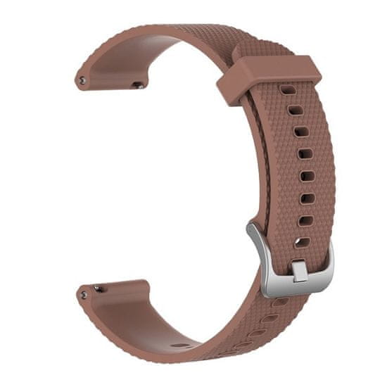 BStrap Silicone Land řemínek na Garmin Vivoactive 3, brown