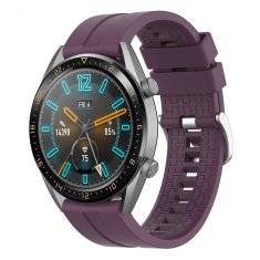 BStrap Silicone Cube řemínek na Huawei Watch GT 42mm, purple plum