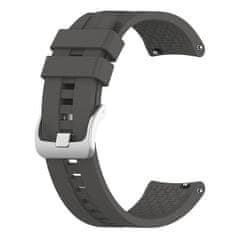 BStrap Silicone Cube řemínek na Huawei Watch GT 42mm, dark gray