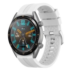 BStrap Silicone Cube řemínek na Huawei Watch GT 42mm, white