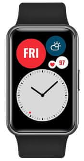 Huawei Watch Fit Active pametna ura, črna, GPS, Huawei Health, 5ATM10