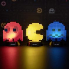 Grooters Pac-Man Mini lampa Pacman - Blue Ghost