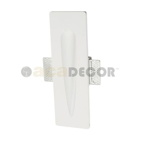 ACA ACA Lighting Gypsum zapuštěné sádrové svítidlo G8008MR