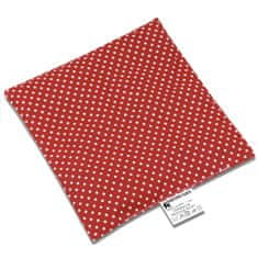 Babyrenka Babyrenka nahřívací polštářek 15x15 cm z třešňových pecek Dots red