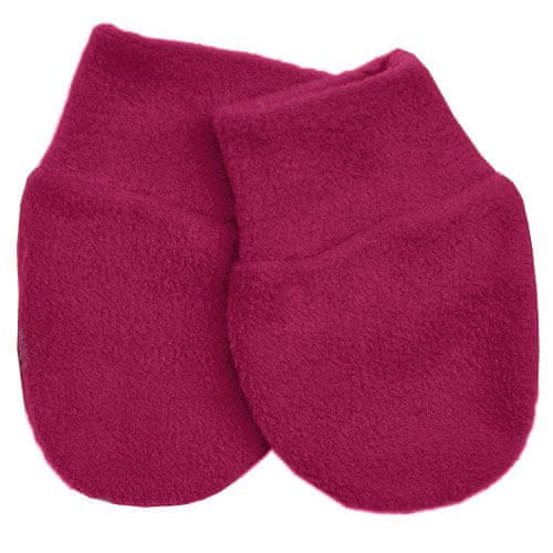 Babyrenka Babyrenka kojenecké rukavičky Fleece Fuchsia