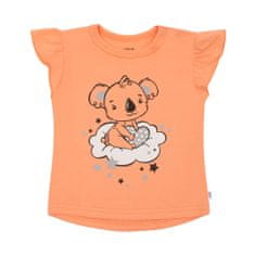 NEW BABY Dětské letní pyžamko Dream lososové - 62 (3-6m)