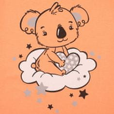 NEW BABY Dětské letní pyžamko Dream lososové - 62 (3-6m)