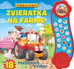 Príbeh so zvukmi Zvieratká na farme - 18 rozličných zvukov