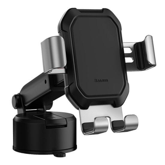 BASEUS Gravity Car Mount držák na mobil do auta, stříbrný