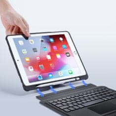 Dux Ducis Wireless Keyboard pouzdro s klávesnicí na iPad Pro 10.5'' 2017 / iPad Air 2019, čierne