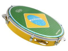 Izzo 3438 Pandeiro 10" ABS Brazilian Flag